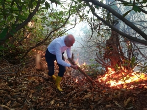 Giresun’da Örtü Yangını