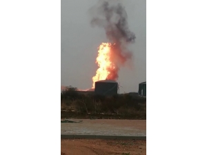 Sütaş Fabrikası’nda Büyük Yangın