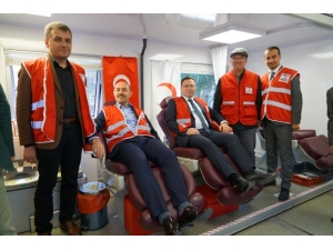 Terme’de Kan Bağışı Seferberliği