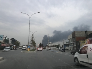 Sakarya’da Geri Dönüşüm Fabrikasında Yangın