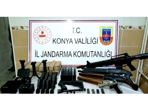 Konya’da Jandarmadan Ruhsatsız Silah Satışına Darbe