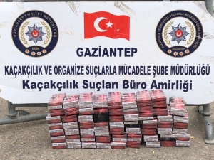 Gaziantep’te Araçta Zulalanmış Kaçak Sigaralar Ele Geçirildi