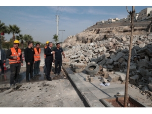 Beyazgül Kızılkoyun’daki Yıkım Çalışmalarını İnceledi