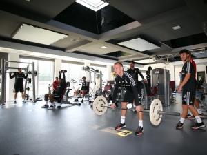 Beşiktaş Salonda Çalıştı