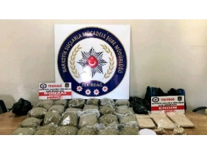Tekirdağ’da 15 Kilogram Bonzai Ve Eroin Ele Geçirildi