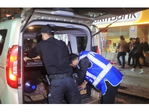 Helikopter Havadan Destek Verdi, Polisler Denetim Yaptı