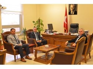 Kaymakam Ve Başkan Dpü Dumlupınar Meslek Yüksekokulu’nu Görüştü