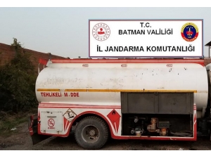 Batman’da 12 Bin Litre Kaçak Motorin Ele Geçirildi