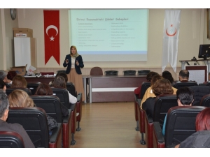 Aydın’da Sağlık Personeline İş Güvenliği Eğitimi Verildi