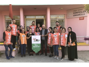 Genç Tema’cılar Okul Bahçesine El Attılar