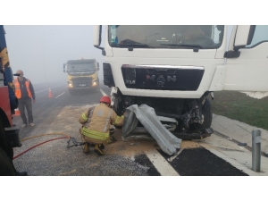 Yoğun Sis İstanbul Havalimanı Yolunda Kazayı Beraberinde Getirdi