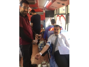 Sarıkamış’ta Kızılay’a Kan Bağışı Yapıldı