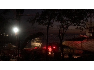 Yalova’da Korkutan Gemi Yangını