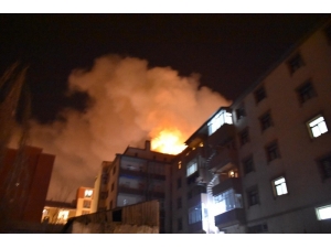 Kars’ta Korkutan Yangın