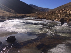 Aşırı Soğuktan Dereler Dondu