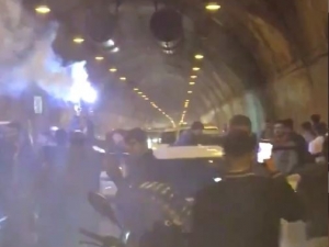 Asker Konvoyunda Dehşete Düşüren Görüntüler Kamerada