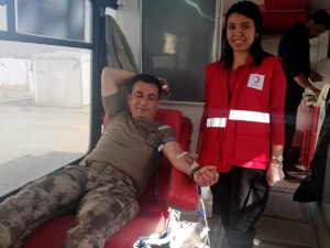Özel Harekatçılar Kan Bağışında Bulundu