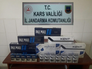 Kars’ta Kaçak Sigara Ele Geçirildi
