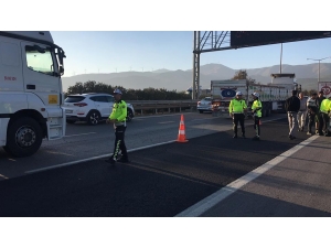 Nurdağı’nda Helikopter Destekli Trafik Uygulaması