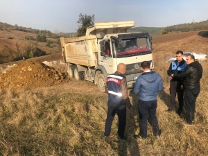 Bursa’da Kaçak Hafriyat Döken Kamyona 72 Bin Lira Ceza