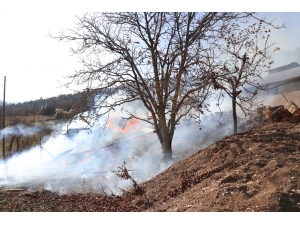 Bolu’da Samanlık Yangınında Yüzlerce Tavuk Telef Olmaktan Kurtarıldı