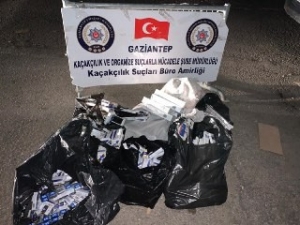 Gaziantep’te 970 Paket Kaçak Sigara Ele Geçirildi