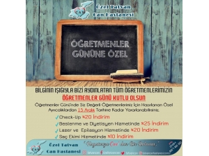 Tatvan Can Hastanesi’nden ‘Öğretmenler Günü’ İndirimi