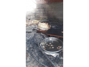 Ulaş’ta Tandır Evi Yangını