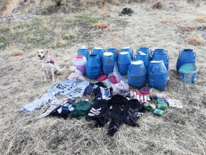 Bitlis’te Pkk Terör Örgütüne Ait Malzeme Ele Geçirildi