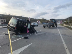 Sinop’ta Trafik Kazası: 1 Ölü, 1 Yaralı