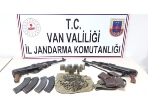 Çatak’ta Silah Ve Mühimmat Ele Geçirildi