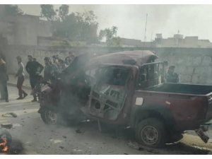 Msb: "İnsanlık Düşmanı Terör Örgütü Pkk/ypg Bu Kez De Fırat Kalkanı Harekât Bölgesinde Yer Alan Azez’deki Masum Sivilleri Hedef Aldı. Şehir Merkezindeki Otogarın Önünde Bombalı Araç Patlatan Teröristler İlk Bilgilere Gö