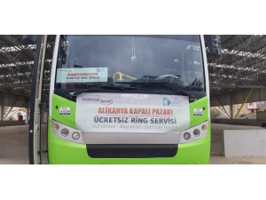Alikahya Kapalı Pazar Alanına Ücretsiz Ring Servisi