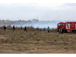Kayseri’deki Ot Yangını