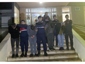 Jandarmanın Özel Ekip Kurarak Yakaladığı 4 Şüpheli Tutuklandı