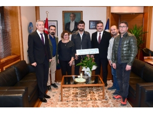 Tiesf As Başkanı İsmail Tek’ten Rektör Çomaklı’yı Ziyaret