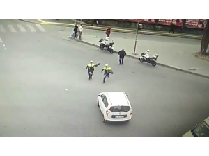 Dili Boğazına Kaçan Sürücünün Hayatını Polis Kurtardı