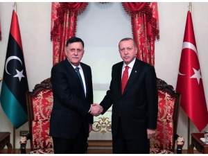 Cumhurbaşkanı Erdoğan, Sarraj’ı Kabul Etti