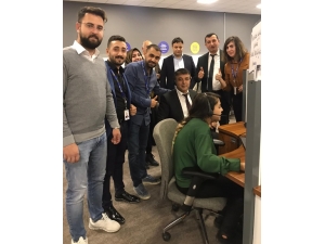 Müdür Sünnetçioğlu’ndan Çağrı Merkezine Ziyaret