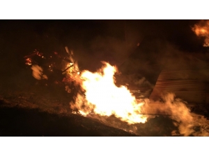 Çaykara’da Yangın