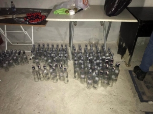 Samsun’da Sahte İçki İmalathanesi Ele Geçirildi