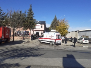 Halı Fabrikasında Yangın