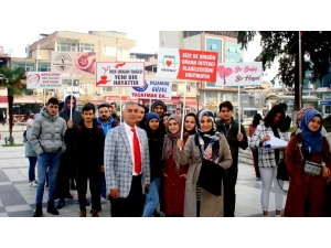 Öğrenciler Sarıgöl’de Organ Bağışına Dikkat Çekti