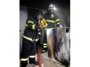 Amasya’da İş Yeri Yangını