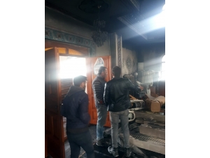 Giresun’da Cami Yangını