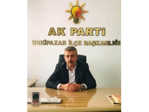 Ak Parti Eskipazar İlçe Başkanı İsmail Palaz Görevinden İstifa Etti