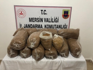 Mersin’de 75 Kilo Bandrolsüz Tütün Ele Geçirildi