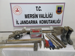 Kaçak Kazı Yapan 4 Kişi Suçüstü Yakalandı