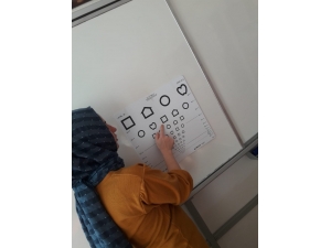 Pazarlar’da Öğrencilere Göz Taraması