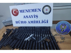 İzmir’de Silah Kaçakçılığı Operasyonu: 1 Gözaltı